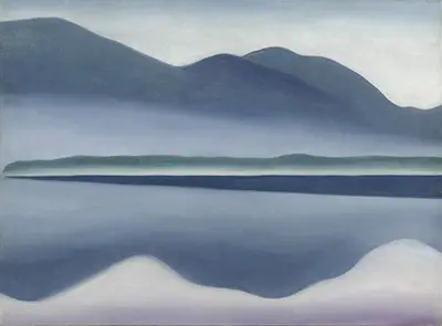 Lake George (formerly Reflection Seascape) Georgia O'Keeffe